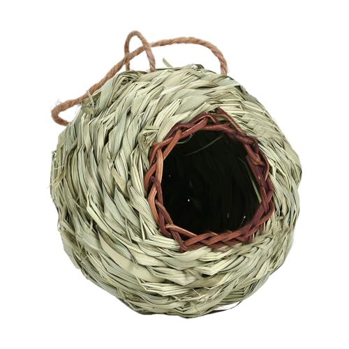 Dottduya Kolibrinest | Kugelförmiges Kleines Vogelhaus - Handgewebtes Hängbares Tierhaus Für Garten, Balkon, Terrasse & Baumdekoration Dottduya Kolibrinest | Kugelförmiges Kleines Vogelhaus - Handgewebtes Hängbares Tierhaus Für Garten, Balkon, Terrasse & Baumdekoration von Dottduya