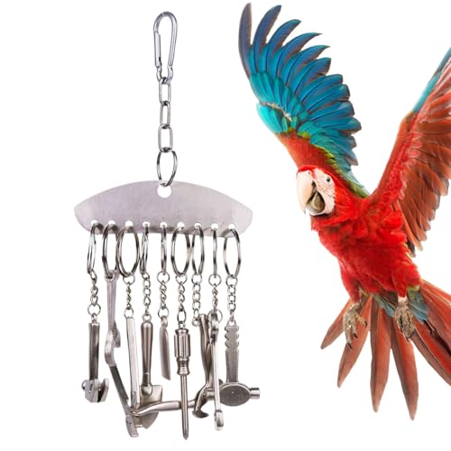 Dottduya Vogelspielzeug, glockenspielzeug für Vögel, Käfig -Werkzeuge Spielzeug, Futtervogelspiel, interaktives Puzzlespiel Langeweile Relief für Lovebirds Finches Cockatoos Dottduya Vogelspielzeug, glockenspielzeug für Vögel, Käfig -Werkzeuge Spielzeug, Futtervogelspiel, interaktives Puzzlespiel Langeweile Relief für Lovebirds Finches Cockatoos von Dottduya