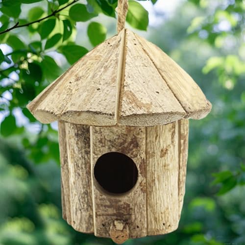 Vogelhäuser aus Holz für Draußen Hängendes Vogelhaus Kardinal Vogelhaus Nistkasten Naturholz Bluebird Häuser für Draußen Finken Bluebird Cardinals Gartendekoration Vogelhäuser aus Holz für Draußen Hängendes Vogelhaus Kardinal Vogelhaus Nistkasten Naturholz Bluebird Häuser für Draußen Finken Bluebird Cardinals Gartendekoration von DoubleWood