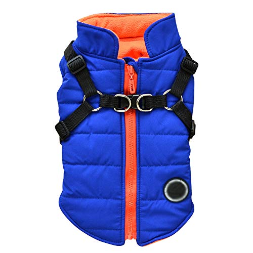 Doubleer Hundemantel Mit Trapezloch Wasserdicht Hundekleidung Bekleidung Winterjacke Warme Weste Haustier-Outfit Mäntel für kleine, mittelgroße Hunde, 4 Farben, 6 Größen Doubleer Hundemantel Mit Trapezloch Wasserdicht Hundekleidung Bekleidung Winterjacke Warme Weste Haustier-Outfit Mäntel für kleine, mittelgroße Hunde, 4 Farben, 6 Größen von Doubleer