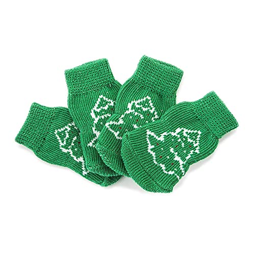 Anti Rutsch Socken hunde Indoor Rutschfeste Mit Clip Anti-Rutsch-Hundewelpen-Set Socken Hundepfote Hundeschutz Innensocken Socken Socken Anti-Rutsch 4-teilige Hundesocken Hausschuhe Aus (D-BLACK B, M) Anti Rutsch Socken hunde Indoor Rutschfeste Mit Clip Anti-Rutsch-Hundewelpen-Set Socken Hundepfote Hundeschutz Innensocken Socken Socken Anti-Rutsch 4-teilige Hundesocken Hausschuhe Aus (D-BLACK B, M) von Doublehero
