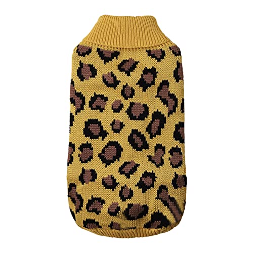 Hundepullover Hunde Kleider welpen Pullover Haustier-Leopard-Pullover-Kleidung warme und weiche gestrickte Kleidung Kleiner Hund Herbst-Winter-Haustier-Kleidung Fahrradanhänger Hunde Hundepullover Hunde Kleider welpen Pullover Haustier-Leopard-Pullover-Kleidung warme und weiche gestrickte Kleidung Kleiner Hund Herbst-Winter-Haustier-Kleidung Fahrradanhänger Hunde von Doublehero