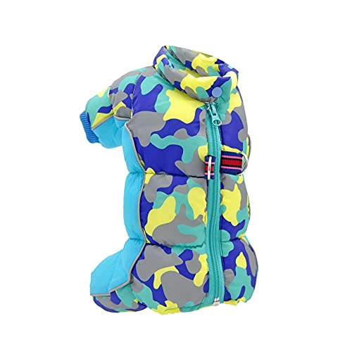 Warme Hunde Pullis Pet Dog Camouflage Baumwolle gefütterte Jacke Kältebeständige Jacke Jacke Hunde Strickpullover Warme Hunde Pullis Pet Dog Camouflage Baumwolle gefütterte Jacke Kältebeständige Jacke Jacke Hunde Strickpullover von Doublehero