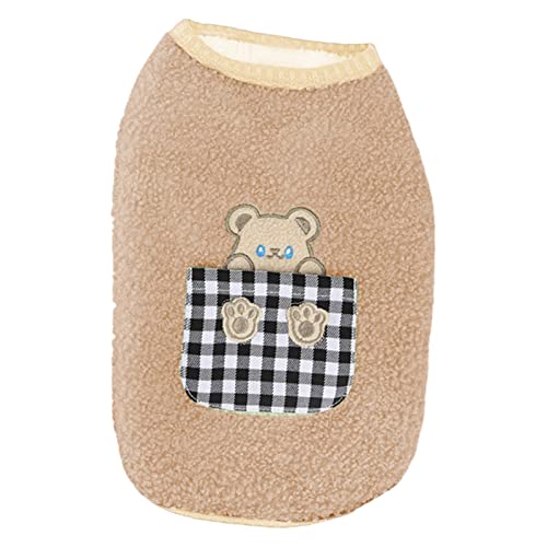 Haustier Kleiderbügel Klein Kleidung Hunde Herbst- und Winterkleidung Baumwolle Gefütterte Kleidung Teddy Kleine Hunde Haustierkleidung Wintertaschen Bärenbaumwolle Katzen Weihnachten Kleidung von Doublehero