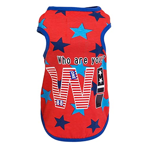 Kleine Hunde Sweater Wintermantel Welpen Pullover Pet Print Shirts Atmungsaktives Sommer-Baumwollärmelloses T-Shirt Bequeme Hundehemden Atmungsaktive Haustierkleidung Für Große Hunde Weiblich Kleine Hunde Sweater Wintermantel Welpen Pullover Pet Print Shirts Atmungsaktives Sommer-Baumwollärmelloses T-Shirt Bequeme Hundehemden Atmungsaktive Haustierkleidung Für Große Hunde Weiblich von Doublehero