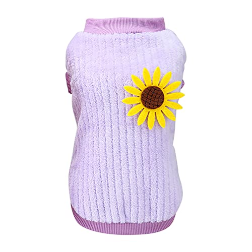 Winter Mantel Weste Jacken Haustier-Hundewelpen-klassischer Sonnenblumen-Pullover-Fleece-Pullover-Kleidung-Warmer Pullover-Winter Hundemantel Verstellbar Winter Mantel Weste Jacken Haustier-Hundewelpen-klassischer Sonnenblumen-Pullover-Fleece-Pullover-Kleidung-Warmer Pullover-Winter Hundemantel Verstellbar von Doublehero