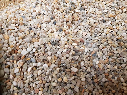Doubleyou Geovlies & Baustoffe 5 kg Aquariumkies - Made in Germany - Quarzsand - abgerundete Körnung 3,0-6,0 mm von Doubleyou Geovlies & Baustoffe