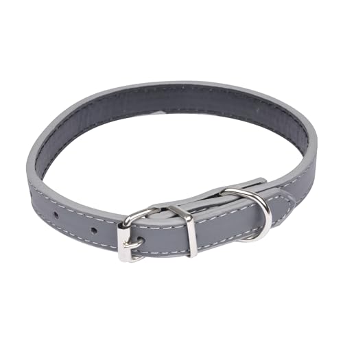 Douceur d'Intérieur Halsband aus Kunstleder, 40 x 1,6 cm, zweifarbig, Grau/Schwarz Douceur d'Intérieur Halsband aus Kunstleder, 40 x 1,6 cm, zweifarbig, Grau/Schwarz von Douceur d'Intérieur