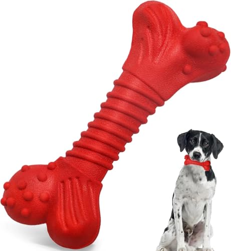 Doudele Hundespielzeug für Aggressive Kauer, Hundespielzeug für mittelgroße und große Hunde, Naturkautschuk, Kauspielzeug mit Rindfleischgeschmack, unzerstörbares Kauspielzeug für Aggressive Kauer Doudele Hundespielzeug für Aggressive Kauer, Hundespielzeug für mittelgroße und große Hunde, Naturkautschuk, Kauspielzeug mit Rindfleischgeschmack, unzerstörbares Kauspielzeug für Aggressive Kauer von Doudele
