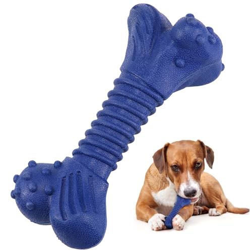 Rcoko Doudele Kauspielzeug für Hunde, Fast unzerstörbar, für Aggressive Kauer, robust, langlebig, stark, Naturkautschuk, Knochenspielzeug für große Hunde, Backenzähne, Zahnreinigung Rcoko Doudele Kauspielzeug für Hunde, Fast unzerstörbar, für Aggressive Kauer, robust, langlebig, stark, Naturkautschuk, Knochenspielzeug für große Hunde, Backenzähne, Zahnreinigung von Doudele