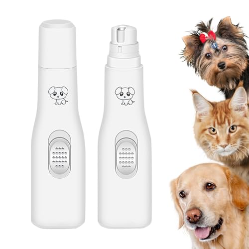 Doukesh Krallenschleifer für Hunde,Elektrische Krallenschere,Krallenschleifer für Haustiere,Elektrischer Krallenschneider,Nagelschleifer für Kleine,Mittlere,Große Hunde und Katzen von Doukesh