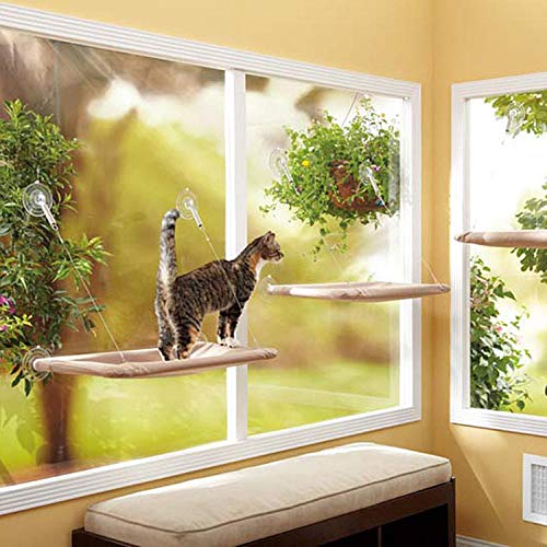 Fensterplätze Für Katzen Haustier-Katzen-Hängematten-Sonniges Sitzbett-Hängendes Sonnenschein-Saugwaschbares Fenster-Bett von Doumadup