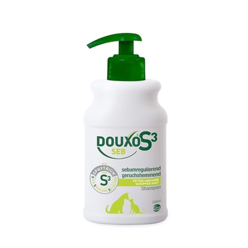 DOUXO S3 SEB Shampoo | für Hunde & Katzen | Beruhigende Schuppenlösung bei fettiger Haut | Effektive Pflege gegen Schuppen & Dermatitis | Hypoallergener Duft | 200 ml DOUXO S3 SEB Shampoo | für Hunde & Katzen | Beruhigende Schuppenlösung bei fettiger Haut | Effektive Pflege gegen Schuppen & Dermatitis | Hypoallergener Duft | 200 ml von Douxo S3