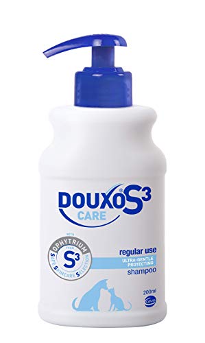 Douxo S3 Care – Shampoo – Hygiene für Hunde und Katzen – regelmäßige Anwendung – Ultra-sanft – schützend und feuchtigkeitsspendend – hypoallergener Duft – von Tierärzten empfohlen – 200 ml von Douxo