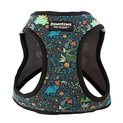 Downtown Pet Supply,Hundegeschirr für große Hunde No-Pull,Step in Hundegeschirr,Gepolstertes Netzgewebe Hundeweste mit reflektierendem Rand, Klettverschluss und Schnallenriemen,Dinosaurier,XL Downtown Pet Supply,Hundegeschirr für große Hunde No-Pull,Step in Hundegeschirr,Gepolstertes Netzgewebe Hundeweste mit reflektierendem Rand, Klettverschluss und Schnallenriemen,Dinosaurier,XL von Downtown Pet Supply