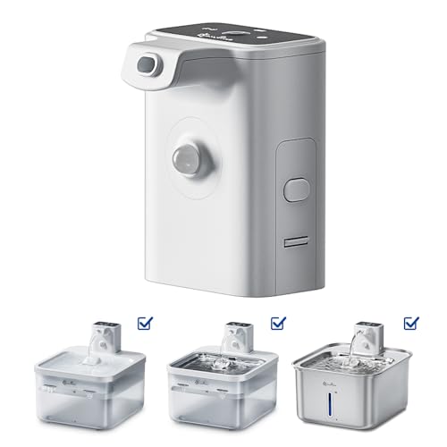 DownyPaws Ersatz-Batteriefach weiß für Katzenwasserbrunnen DPWFP6 von DownyPaws