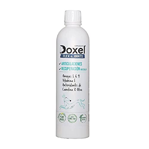 Doxel Gelenke 500 ml Flex and Joints | Öl für Hunde | Natürliche Nahrungsergänzungsmittel | Antioxidantien | Muskelregeneration | Verstärktes Immunsystem von Doxel Supplements