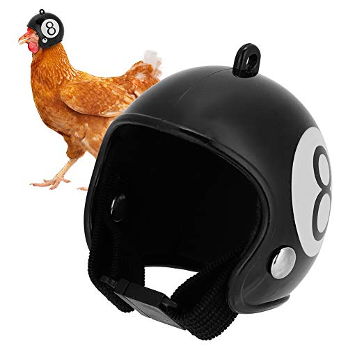 Dpofirs Hühnerhelm, Hühnervogel-Hut-Kopfbedeckung, mit Festen Riemen für Enten-Geflügel-Haustier (Typ 3) von Dpofirs