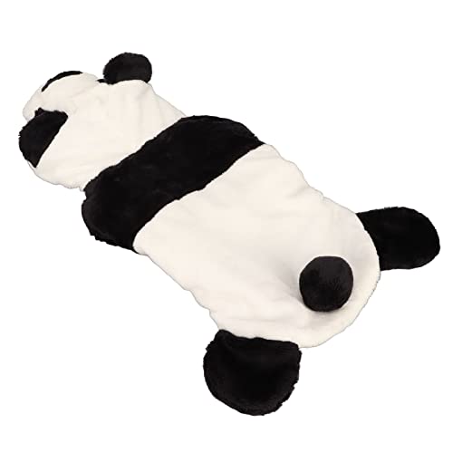 Dpofirs Panda-Hündchen-Haustier-Kostüm-Set, mittelgroße kleine Hundekleidung für Herbst-Winter, süßes Panda-Hundekostüm für Halloween L von Dpofirs