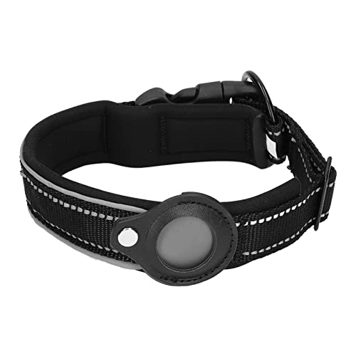 Dpofirs Verstellbares Reflektierendes Hundehalsband, Strapazierfähiges Neopren-gepolstertes Hundehalsband, mit Einem Schraubendreher-Werkzeug für Mittelgroße Hunde (S) von Dpofirs