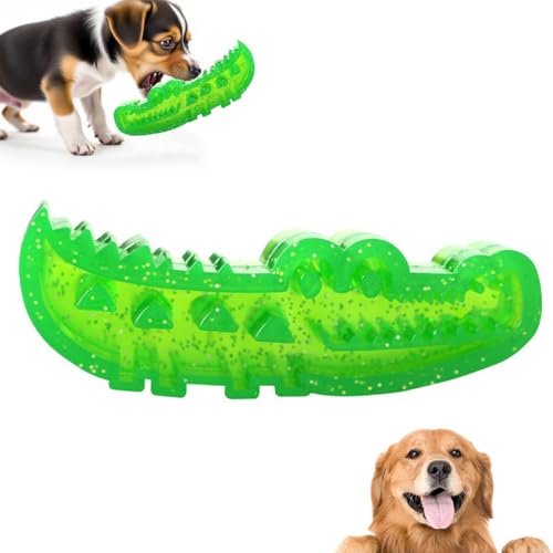 Krokodil Für Kauen Und Apportieren, Hundespielzeug Für Langsamen Füttern, Puzzlespielzeug Für Kauen Und Apportieren, Alligator-Kauspielzeug Für Große, Mittelgroße Und Kleine Hunde, Zahnreinigung(Large von Dpptgh