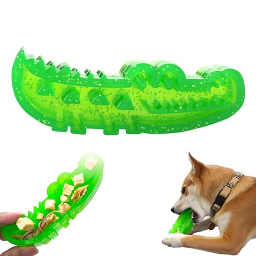 Langsames Füttern, Kauen Und Apportieren, Krokodil-Hundespielzeug, Langsames Futter-Puzzle-Spielzeug, Süßes Alligator-Kauspielzeug Für Kleine, Mittelgroße Und Große Hunde(S) von Dpptgh