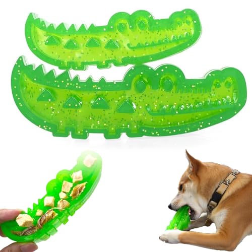 Langsames Füttern, Kauen Und Apportieren, Krokodil-Hundespielzeug, Langsames Futter-Puzzle-Spielzeug, Süßes Alligator-Kauspielzeug Für Kleine, Mittelgroße Und Große Hunde(S+L) von Dpptgh