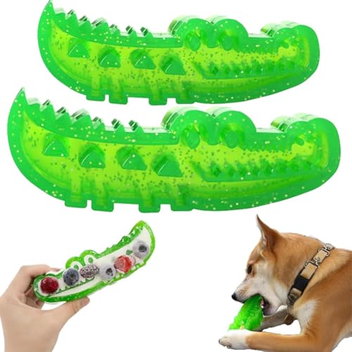 Langsames Futter, Kau- und Apportierkrokodil, Langsames Futter, Kau- und Apportierkrokodil-hundespielzeug, Hunde-puzzlespielzeug für Langsames Futter für Große, Mittelgroße und Kleine(Small+Large) von Dpptgh