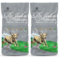 Dr John Reich an Huhn mit Gemüse Titanium 2x15 kg von Dr John