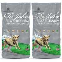 Dr John Reich an Huhn mit Gemüse Titanium 2x4 kg von Dr John