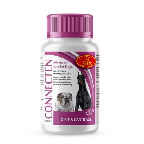 Dr Sekiz Connecten Gelenktabletten für Hunde mit Glucosamin, Chondroitin & MSM – Für Gelenke & Knorpel – Für alle Rassen & Altersgruppen – 100 Tabletten Dr Sekiz Connecten Gelenktabletten für Hunde mit Glucosamin, Chondroitin & MSM – Für Gelenke & Knorpel – Für alle Rassen & Altersgruppen – 100 Tabletten von Dr Sekiz