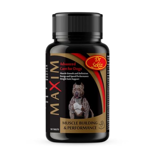 Dr Sekiz Maxim - Muskelaufbau und Leistung für Hunde - 100 Tabletten Dr Sekiz Maxim - Muskelaufbau und Leistung für Hunde - 100 Tabletten von Dr Sekiz