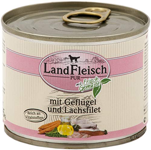 LandFleisch | Pur Geflügel & Lachsfilet | 12 x 195 g von Dr. Alder
