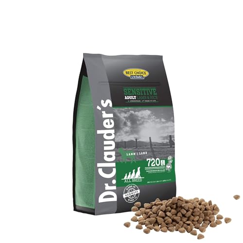 DR.CLAUDER'S - Best Choice Sensitive Adult | Trockenfutter für ausgewachsene, Sensible Hunde zur Förderung der Verdauung und Vitalität. Alleinfutter im Beutel | 350g Lamm&Reis DR.CLAUDER'S - Best Choice Sensitive Adult | Trockenfutter für ausgewachsene, Sensible Hunde zur Förderung der Verdauung und Vitalität. Alleinfutter im Beutel | 350g Lamm&Reis von Dr. Clauder's