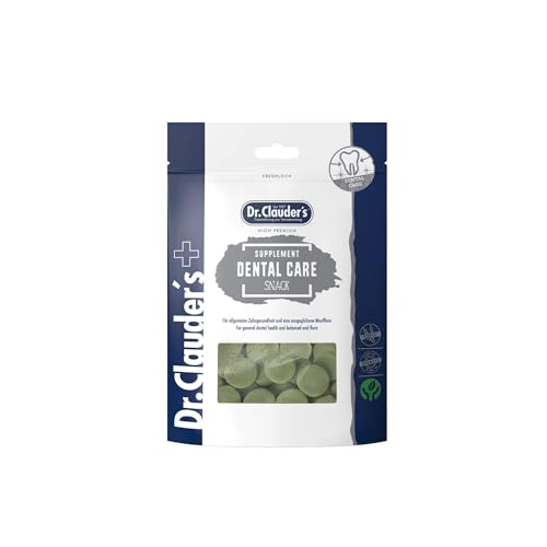 DR.CLAUDER'S - Supplement Snack Dental Care | Snack zur Reduzierung von Zahnbelag und Förderung Einer gesunden Maulflora bei Hunden und Katzen. Nahrungsergänzungssnack im Frischebeutel | 150g DR.CLAUDER'S - Supplement Snack Dental Care | Snack zur Reduzierung von Zahnbelag und Förderung Einer gesunden Maulflora bei Hunden und Katzen. Nahrungsergänzungssnack im Frischebeutel | 150g von Dr. Clauder's