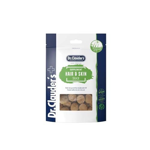 DR.CLAUDER'S - Supplement Snack Hair & Skin | Snack zur Förderung der Haut- und Fellgesundheit und Reduzierung von Haarausfall bei Hunden und Katzen. Nahrungsergänzungssnack im Frischebeutel | 150g DR.CLAUDER'S - Supplement Snack Hair & Skin | Snack zur Förderung der Haut- und Fellgesundheit und Reduzierung von Haarausfall bei Hunden und Katzen. Nahrungsergänzungssnack im Frischebeutel | 150g von Dr. Clauder's