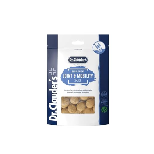 DR.CLAUDER'S - Supplement Snack Joint & Mobility | Snack zur Unterstützung der Gelenkfunktion bei Hunden und Katzen. Nahrungsergänzungssnack im Frischebeutel | 150g DR.CLAUDER'S - Supplement Snack Joint & Mobility | Snack zur Unterstützung der Gelenkfunktion bei Hunden und Katzen. Nahrungsergänzungssnack im Frischebeutel | 150g von Dr. Clauder's