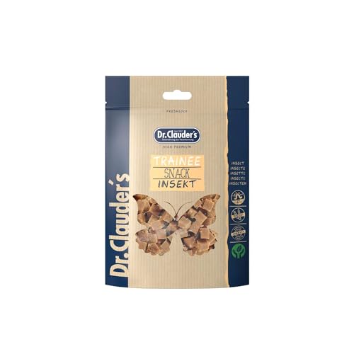 DR.CLAUDER'S - Trainee Snack Insekt | Hypoallergene Snacks mit Insektenprotein und pflanzlichen Zutaten für Hunde und Katzen. Getreidefreie Leckerlis im Frischebeutel | 80g DR.CLAUDER'S - Trainee Snack Insekt | Hypoallergene Snacks mit Insektenprotein und pflanzlichen Zutaten für Hunde und Katzen. Getreidefreie Leckerlis im Frischebeutel | 80g von Dr. Clauder's