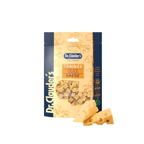 DR.CLAUDER'S - Trainee Snack Käse | Proteinreiche Käse Snacks mit Vitamin B2 und Calcium für Hunde und Katzen. Getreidefreie Leckerlis im Frischebeutel | 80g DR.CLAUDER'S - Trainee Snack Käse | Proteinreiche Käse Snacks mit Vitamin B2 und Calcium für Hunde und Katzen. Getreidefreie Leckerlis im Frischebeutel | 80g von Dr. Clauder's