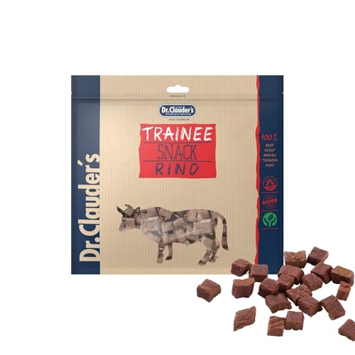 DR.CLAUDER'S - Trainee Snack | Leicht verdauliche Snacks aus 95% Fleisch mit Inulin für Hunde und Katzen. Schonend dampftrocknete Leckerlis im Frischebeutel | 500g Rind DR.CLAUDER'S - Trainee Snack | Leicht verdauliche Snacks aus 95% Fleisch mit Inulin für Hunde und Katzen. Schonend dampftrocknete Leckerlis im Frischebeutel | 500g Rind von Dr. Clauder's