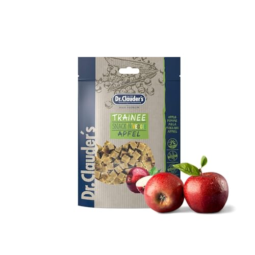 DR.CLAUDER'S - Trainee Snack Veggie Apfel | Pflanzliche, proteinreiche Snacks mit Apfel und Erdnussbutter für Hunde und Katzen. Getreidefreie Leckerlis im Frischebeutel | 80g DR.CLAUDER'S - Trainee Snack Veggie Apfel | Pflanzliche, proteinreiche Snacks mit Apfel und Erdnussbutter für Hunde und Katzen. Getreidefreie Leckerlis im Frischebeutel | 80g von Dr. Clauder's