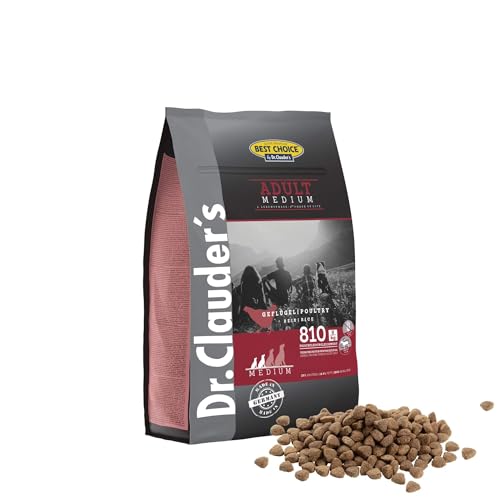 DR.CLAUDER’S - Best Choice Adult Medium | Trockenfutter für kleine und mittelgroße, ausgewachsene Hunde zur Unterstützung der Verdauung. Weizenfreies Alleinfutter im Beutel | 350g Geflügel DR.CLAUDER’S - Best Choice Adult Medium | Trockenfutter für kleine und mittelgroße, ausgewachsene Hunde zur Unterstützung der Verdauung. Weizenfreies Alleinfutter im Beutel | 350g Geflügel von Dr.Clauder´s