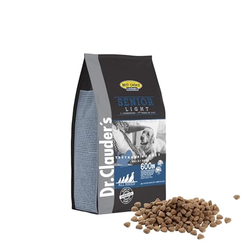DR.CLAUDER’S - Best Choice Senior Light | Trockenfutter für ältere Hunde mit geringem Energiebedarf zur Gewichtskontrolle. Weizenfreies Alleinfutter im Beutel | 350g Truthahn&Reis DR.CLAUDER’S - Best Choice Senior Light | Trockenfutter für ältere Hunde mit geringem Energiebedarf zur Gewichtskontrolle. Weizenfreies Alleinfutter im Beutel | 350g Truthahn&Reis von Dr.Clauder´s