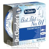 Dr. Clauder's Best Filet No. 01 Thunfisch - 24x 70g Dr. Clauder's Best Filet No. 01 Thunfisch - 24x 70g von Dr. Clauder's