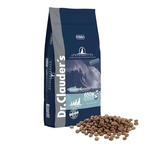 DR.CLAUDER'S - Hyposensitive | Trockenfutter mit Singleprotein für Sensible, ausgewachsene Hunde. Getreide- und glutenfreies Alleinfuttermittel im Beutel | 11,5kg Hering&Kartoffel von Dr.Clauder´s