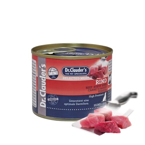 Dr. Clauders Hunde Nassf Selected Meat Rind | 6x200g von Dr. Clauder's