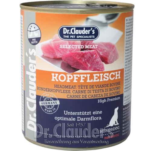 Dr. Clauders Selected Meat Kopffleisch | 6X 800g Hundefutter nass Dr. Clauders Selected Meat Kopffleisch | 6X 800g Hundefutter nass von Dr. Clauder's