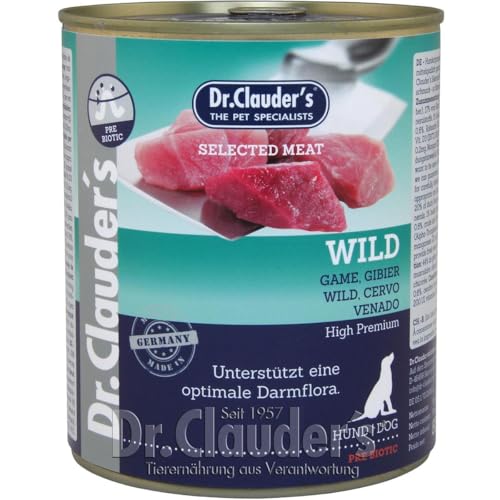 Dr. Clauders Selected Meat Wild | 6X 800g Hundefutter nass von Dr. Clauder's