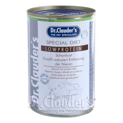 Dr. Clauders Special Diet Low Protein | 6X 400g Hundefutter von Dr. Clauder's
