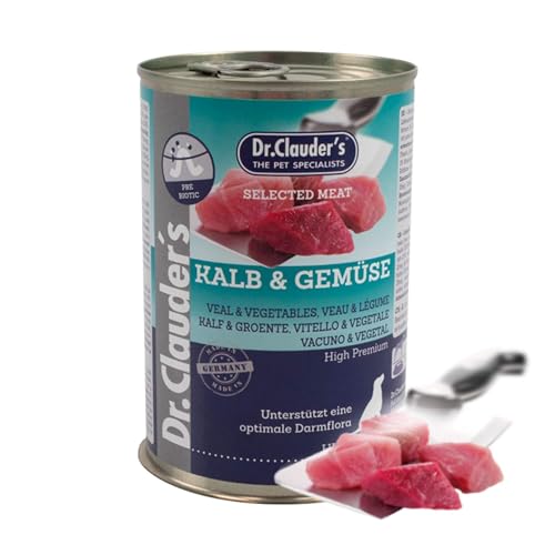 Dr.Clauders Selected Meat Kalb & Gemüse | 6X 400g von Dr. Clauder's